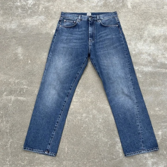 Twisted Seam Denim Jeans